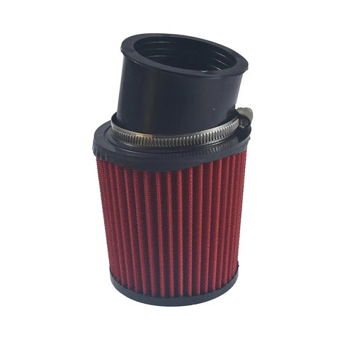 Red 62mm air filter from 62Mm Air Filter Adapter Spark Plug Kit Fits 301cc 420cc 389cc 13HP 15HP Engines And Honda GX340 GX390 11HP 13HP