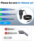 5V Car Charger With USB Port For Rand McNally GPS TND Tablet 85 740 750 And OverDryve 7 8 Pro RV Truck GPS Systems, plug and play design.