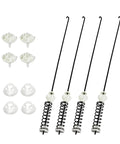 Heavy Duty Washing Machine Suspension Rod Replacement Part Straight Up Delivers Smooth Sailing Spin Cycles And No Joke Stability For Zero Shake Loads Compatible W10780048 Models, includes rods and mounts.