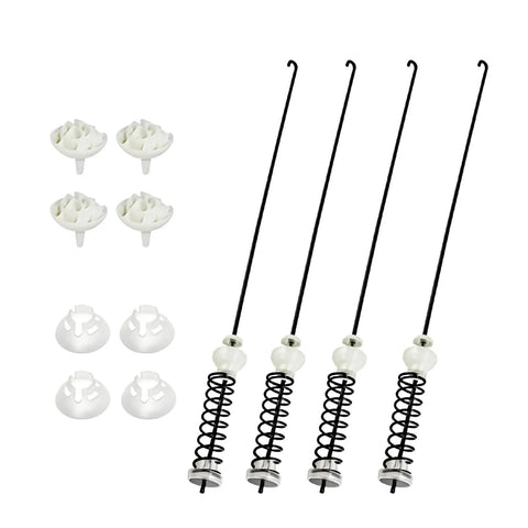 Heavy Duty Washing Machine Suspension Rod Replacement Part Straight Up Delivers Smooth Sailing Spin Cycles And No Joke Stability For Zero Shake Loads Compatible W10780048 Models, includes rods and mounts.