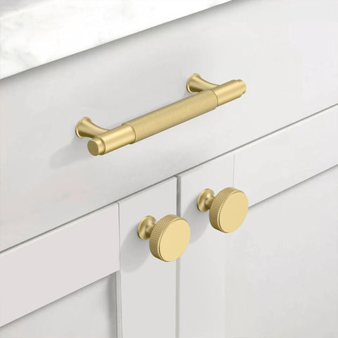 Upgrade Your Kitchen Setup With These Slick 10 Pack 7 Inch Knurled Gold Cabinet Pulls Featuring Hella Sturdy Matte Finish Heavy Duty Drawer Handles And Cupboard Hardware For Home Renovations.