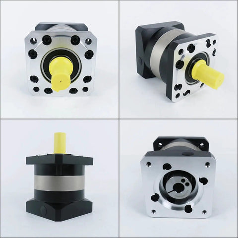 Rock Solid High Precision Planetary Gearbox Cranks Out Serious Torque For Heavy Duty Motor Speed Reducer Assembly With 160mm Industrial Frame 35 To 1 Ratio, showcasing multiple angles.