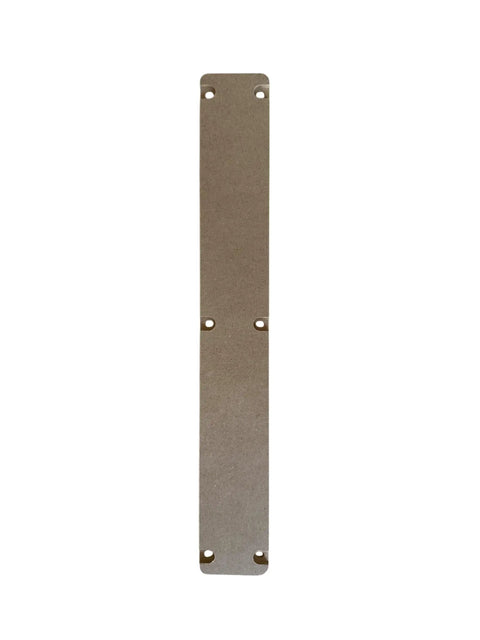 Zero Clearance Miter Saw Insert For Festool Kapex KS 120 And KS 120 REB Compatible, long rectangular shape, four screw holes visible