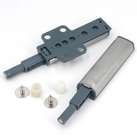 Extra Slick Magnetic Touch Latch For Cabinets And Doors No Handle Open With A Simple Tap Stainless Steel Damper Buffer Hardware