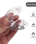 30mm Plastic Round Push Button Switch Cover Guard Clear Emergency Stop Lockout Shield Keeps Buttons From Accidental Activation No Sweat Install PC Material Durable held in hand