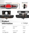 Electric Bicycle Headlight And Tail Light Horn Switch Cable Parts Rubber Ebike Accessories Replacement Kit taillight dimensions and specs