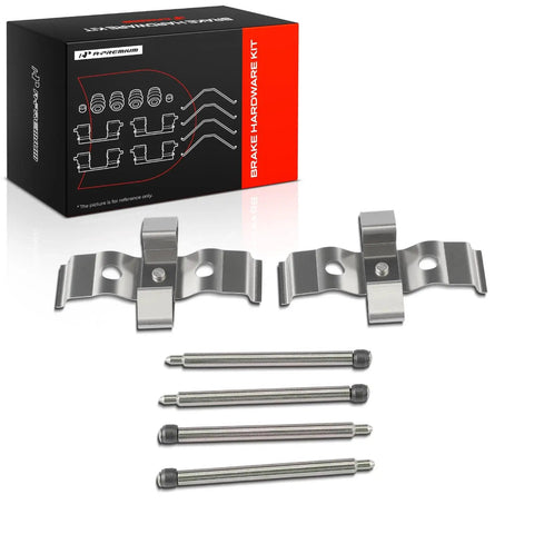 Upgrade Your Ride With This Top-Tier Rear Disc Brake Hardware Kit Perfect For Jeep Grand Cherokee And Dodge Charger Plus Chevrolet Camaro Models Designed To Deliver Serious Stopping Power And Peak Performance Without Any Drama. rear brake hardware kit with 2 snap springs and 4 caliper pins