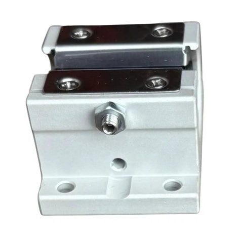 Twin Closed Pillow Block Linear Ball Bearing With 1 Inch Bore for end supported shafts, heavy-duty housing, front view