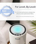 LV H132 Replacement Filter 2 Pack For Air Purifier With AHAM Verified 3 Stage Filtration Activated Carbon To Remove Smoke Odor Allergens Pollen And Dust Includes Pre Filter For Longer Life And Cleaner Air image showing air purifier