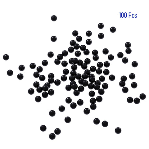 Black ceramic bearing balls Si3N4, 3/32 in, solid precision balls, 100 pcs