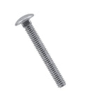Heavy Duty Galvanized Carriage Bolts Five-Eighths Inch By Sixteen Inch, 25 Count, Blunt Point, Alloy Steel