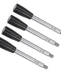 Heavy Duty 4 Pack M8 Male Thread Revolving Crank Clamping Handles 116MM Long Arm Handwheel Knobs for Lathes Machine Tools
