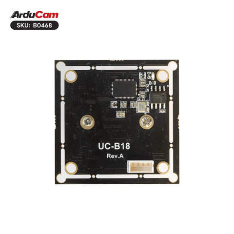 Front view of 1080P USB Camera Module With Low Light Performance And Low Distortion 83 Degree M12 Lens 2MP IMX323 Sensor 1 Meter Cable