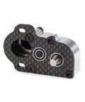 Ultra Light Portal Transmission Tiny Gearbox With Slipper Pad For 1/10 LCG Chassis Cheater Rigs Capra SCX10 III AR45 Silver Machined