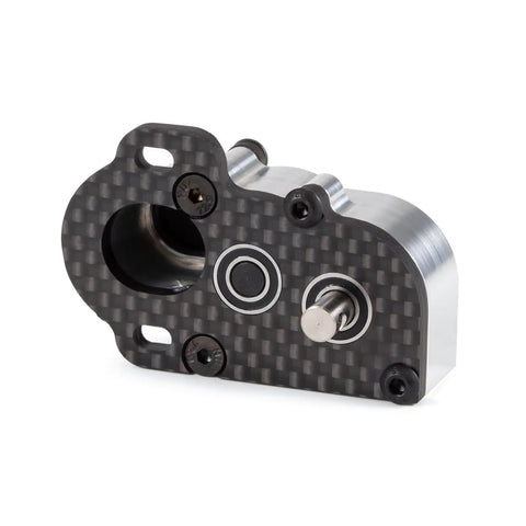 Ultra Light Portal Transmission Tiny Gearbox With Slipper Pad For 1/10 LCG Chassis Cheater Rigs Capra SCX10 III AR45 Silver Machined
