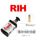 Pneumatic Lever Operated Manual Switch Valve 1/4 NPT with push-pull control, durable metal body, quick fittings, and silencer