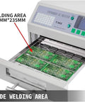 Automatic Infrared Reflow Soldering Station with 800W 1500W power and wide welding area for PCB SMT BGA repair