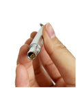 Surface Roughness Tester For Curved Surfaces With Sensor For Convex Or Concave Profiles On Workpieces Radius 3 Mm And Up TS 110 Transducer Included No Fuss Easy Read Industrial Grade Metrology Instrument held in hand