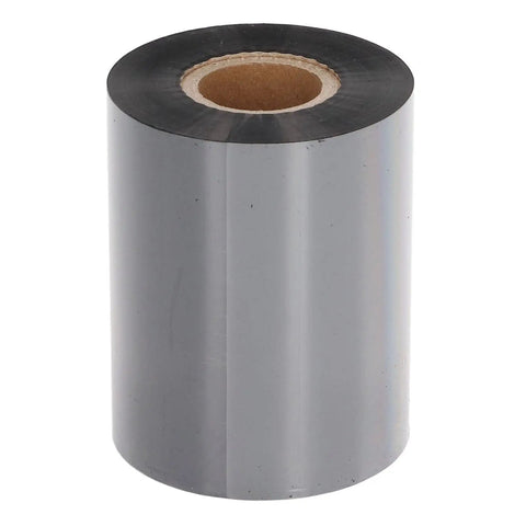 Wax Thermal Transfer Ribbon For TSC Printers Antistatic Cartridge 110mm By 70m And 80mm By 300m Delivers Clear Crisp Barcodes Labels And Graphics With Durable No Fuss Smudge Proof Printing silver ribbon roll on core