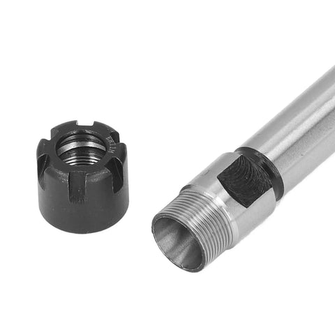 Shank Extension Rod For CNC Milling Lathe ER11M Collet Chuck Pro Grade Heavy Duty 150mm 16mm Head Diameter Steel with Wrench