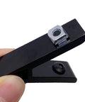 Close-up of Eight Corner Bracket Set for 20 Series Aluminum Extrusion showing a 45-degree angle bracket with T-nut and screw.