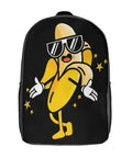 Cool Banana Style Backpack For Men And Women Go To Everyday Travel And Hiking 17 Inch Capacity with cartoon banana design