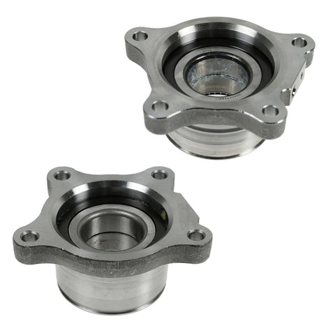 Rear Wheel Hub Bearing Module Pair For Toyota Tundra Driver Side And Passenger Side 2 Piece Set Direct Fit Drop In Easy Install Heavy Duty Replacement For 2007 To 2020 Models - Top View