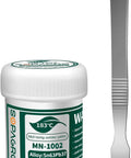 Sn63 Pb37 SMD solder paste for phone repairs 50g can with applicator, 183C melting point, no clean tin lead alloy