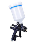 Heavy Duty HVLP Paint Sprayer Kit With 1.7 Mm Tip And 600 Ml Reusable Cup for refinishing with adjustable fan and 600ml cup.