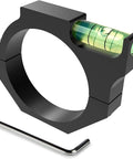 34mm Scope Bubble Level For Riflescope Tubes, Anti Cant Level With Picatinny Rail Mount, Durable Aluminum, Black Matte
