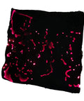 Close-up of glowing ember on char cloth, Emergency Fire Starter Kit With Char Cloth, Ultra Lightweight 12 Pack, Each 4x4 Inch Piece Cuttable.
