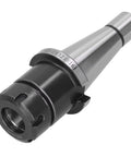 Top Shelf Balance Collet Chuck For CNC Milling And Lathe Machines Featuring Heavy Duty Alloy Steel Build And Gnarly Precision Up To 30000 RPM With Killer ER32 M16 Adapter Fit And NT40 Spindle Setup For Badass Accuracy On Every Cut. Close-up view of NT40-ER32 M16 collet chuck showcasing heavy-duty alloy steel construction and precision design.