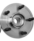 Front view of Front Wheel Hub And Bearing Assembly Pair For 2009 2010 2011 Ram 1500 5 Lug With ABS Left Or Right AUQDD 515126 Replacement OE