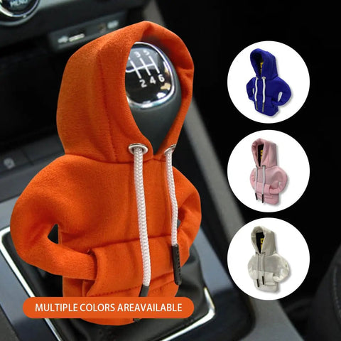 Gear Shift Hoodie Cover for Cars, Dope Knob Hoodie for Auto Shifter, Sporty Mini Hoodie to Warm and Style Your Car Interior, Universal Car Decoration 