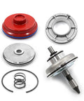 Heavy Duty Automotive Actuator Assembly Rock Solid Transmission Shifter Unit components showing red cap, springs, and alloy parts.