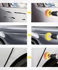 Car scratches being polished with 131Pcs 3 Inch Sanding Discs Drill Polishing Kit 60 To 10000 Grits Wet Dry Sandpaper Buffing Pads