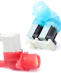Solid Washer Cold And Hot Water Inlet Valve Set No Sweat Drop In Fit For Whirlpool Appliances Replaces W11688994 W11688995 2 water valves