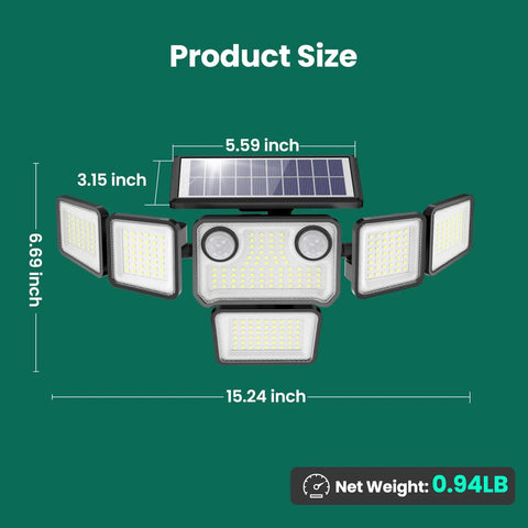 Straight Off The Charts Brightness Solar Motion Flood Lights With 284 Led Beads And Dual Sensors To Keep Your Crib Locked Safe All Night Long Zero Wiring Hassle Weatherproof Security Light Set Backyard Driveway 2 Pack