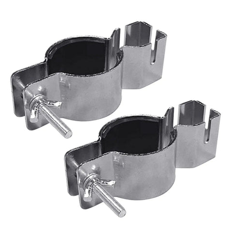 Adjustable Pipe And Drape Clamps For Party Decor, heavy-duty steel with rubber grips for weddings and events setup.