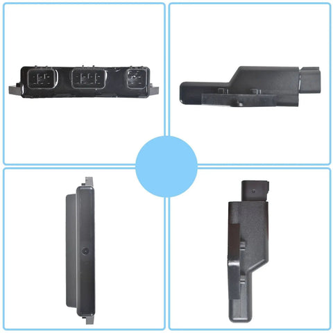 Front and side views of Plug And Play CDI Box Unit Replacement For Yamaha 660 ATV 2002 2003 2004 2005 2006 2007 2008