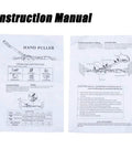 Instruction manual for Beast 5 Ton Heavy Duty Come Along Winch With 3 Hooks And 2 Gears Power Puller Hoist Cable Stretcher.