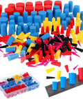 Cool 250 Pack Silicone Cone Plug Kit With 8 Sizes For AC Drain And Powder Coating Project Use High Heat Resistant Up To 600 Degrees, assorted plugs