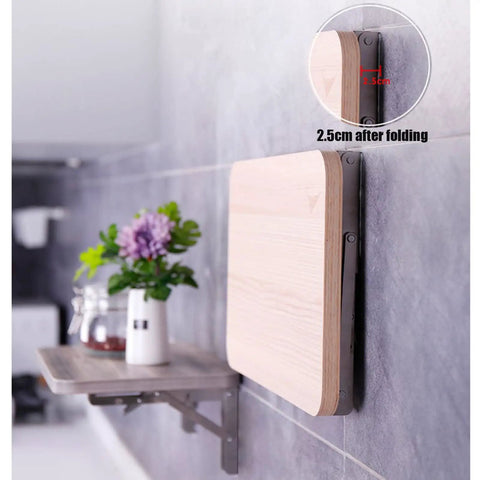 White 2 Pack Folding Shelf Brackets Legit Heavy Duty Metal Right Angle Wall Float Support Tough As Nails Construction in use.