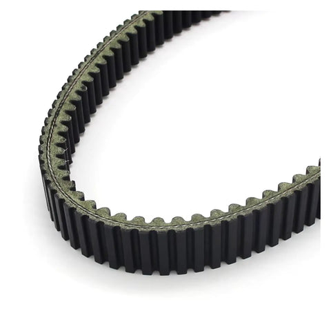 Top Grade V-Drive Motorcycle Belt For Arctic Cat Wildcat X Special Edition EPS 4 4X1000 close-up view to show grooves and material.