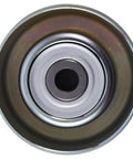 Upgrade Your Ride With This Solid Drive Idler Pulley Kit M63K For Toyota 4Runner And Tacoma 4.0L V6 Engines Replacing 16603-31040 Plus 16604-31020 Parts To Keep Things Smooth And Chill Under Hood. close-up metal idler pulley