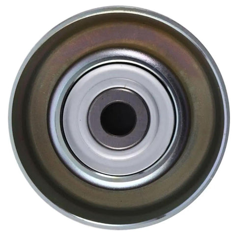Upgrade Your Ride With This Solid Drive Idler Pulley Kit M63K For Toyota 4Runner And Tacoma 4.0L V6 Engines Replacing 16603-31040 Plus 16604-31020 Parts To Keep Things Smooth And Chill Under Hood. close-up metal idler pulley