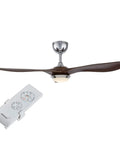 WEvalMC Ceiling Fan with Light 48 inch Reversible Motor for Living Room, remote control, sleek design, stylish blades.