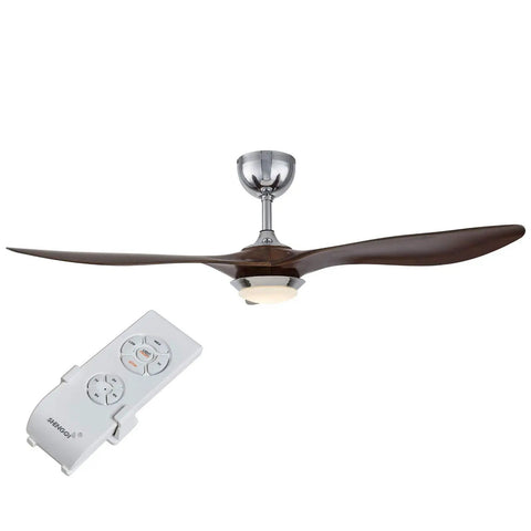 WEvalMC Ceiling Fan with Light 48 inch Reversible Motor for Living Room, remote control, sleek design, stylish blades.