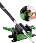 Golf Club Regripping Kit With Quick Release Vise Clamp For Grip Removal And Shaft Work Aluminum Golf Shaft Vise Clamp Heavy Duty Home Vise Clamp Tool Set holding a club