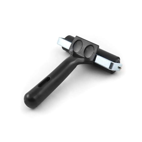 Sturdy 4 Inch Rubber Roller Workhorse For Tape, Print, Wallpapers, And Scrapbooks With Easy Grip Handle, Ergonomic Design